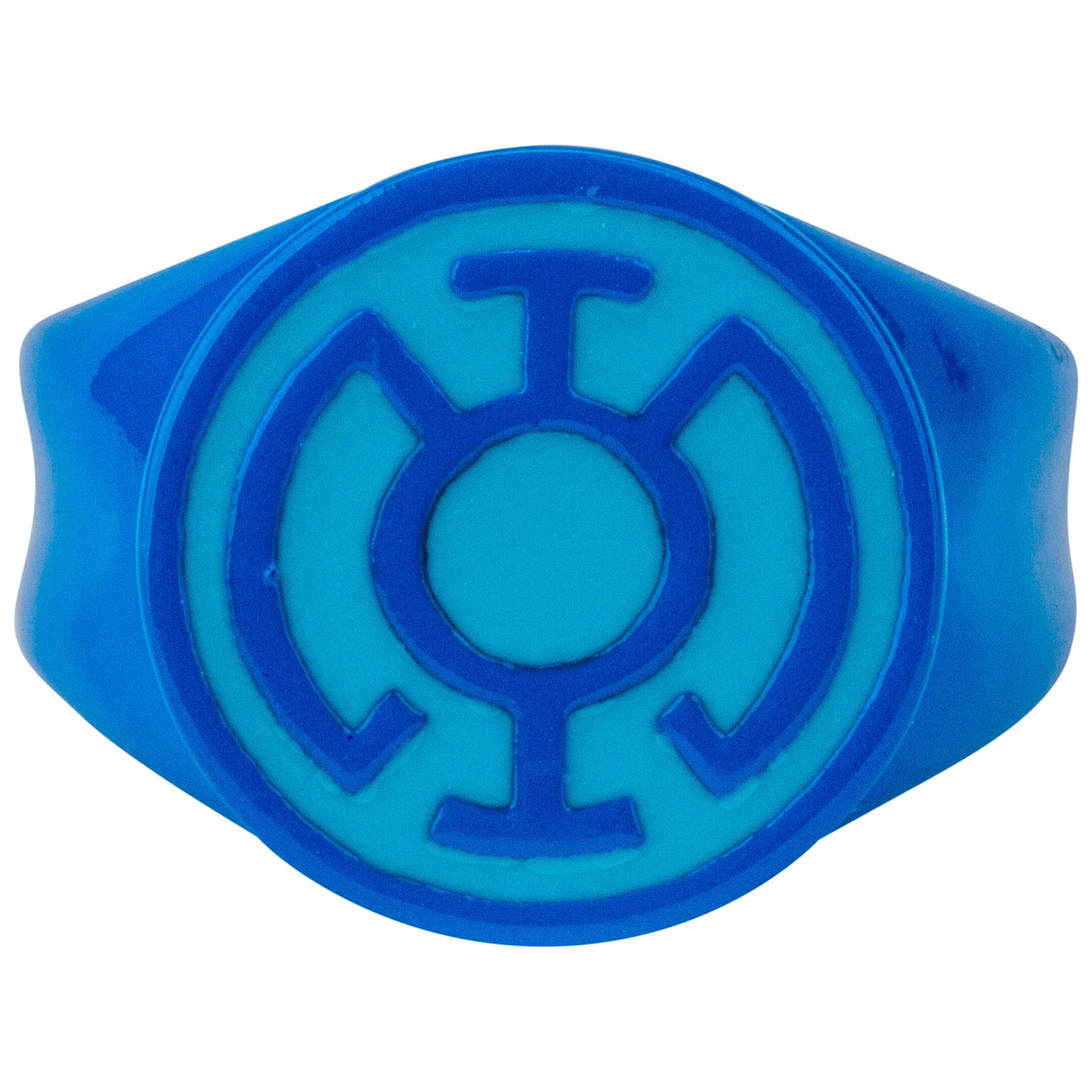 title:Blue Lantern Blue on Blue Ring;color:Blue