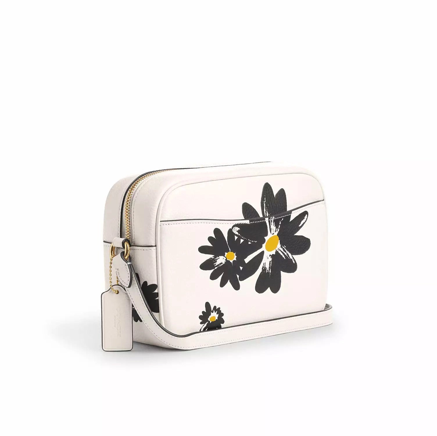 title:Coach Women's Jamie Camera Bag With Floral Print;color:Chalk Multi