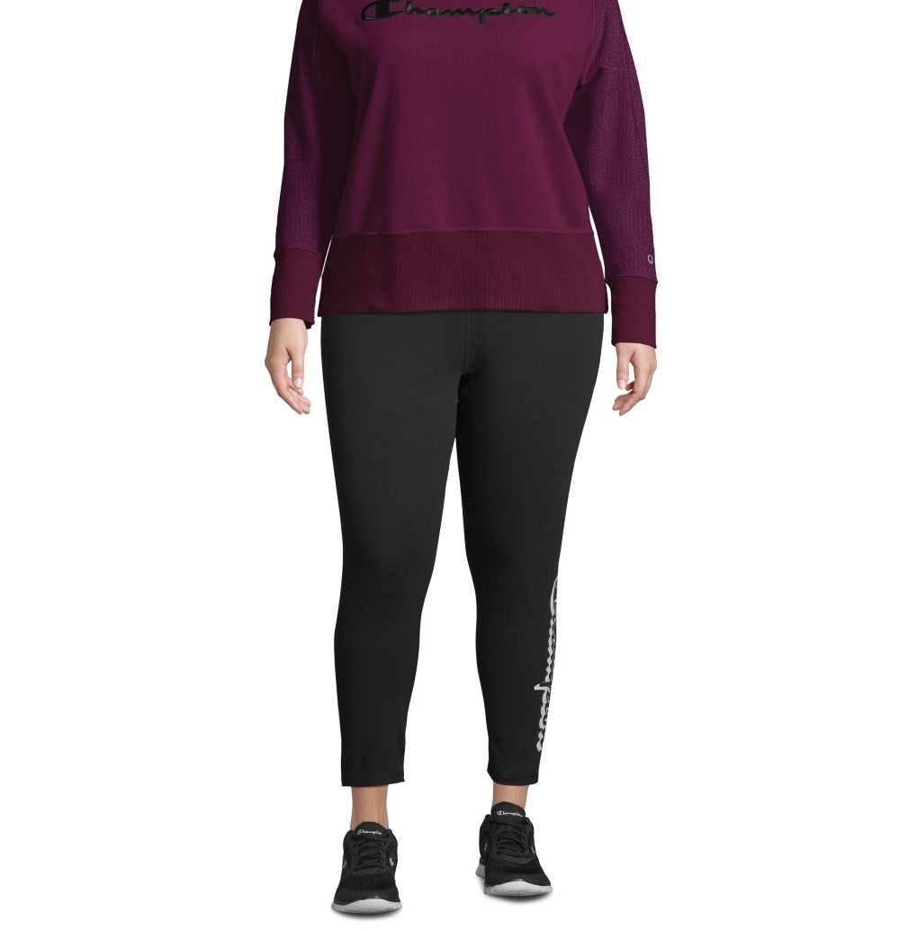 Champion Women's Plus Activewear Fitness Sweatshirt Dark Purple Size 1X