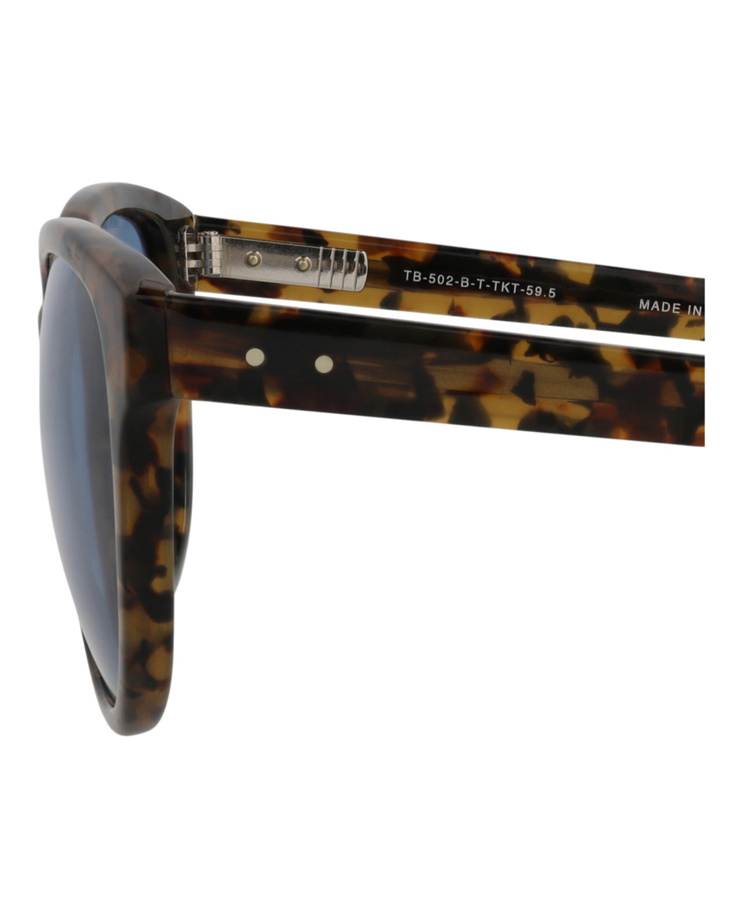 title:Thom Browne Cat Eye-Frame Acetate Sunglasses;color:Tortoise Tortoise Blue