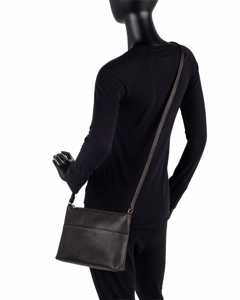 title:Le Donne Leather Mallory Crossbody;color:CAFE