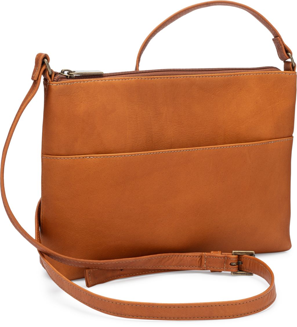 title:Le Donne Leather Mallory Crossbody;color:TAN