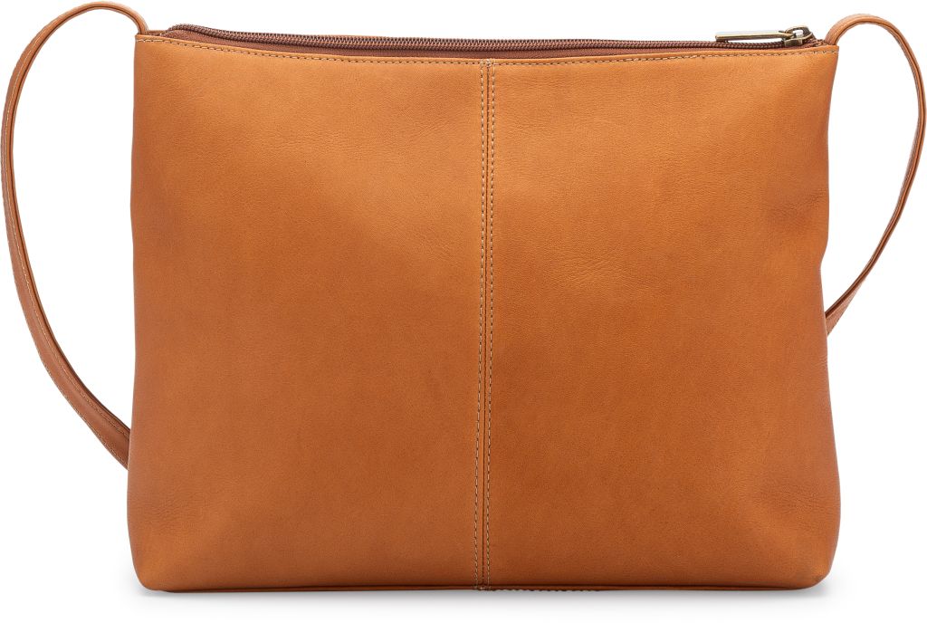 title:Le Donne Leather Birch Bay Crossbody;color:TAN