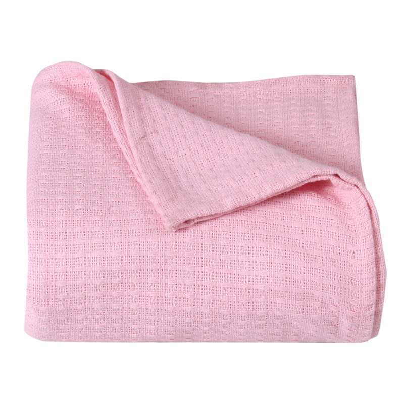 title:100% Cotton Blanket, 108" x 90", Pink;color:Pink