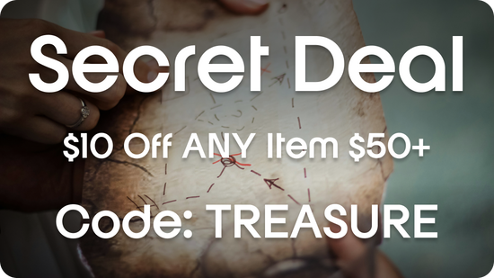 Secret Deal! Code: TREASURE at Checkout