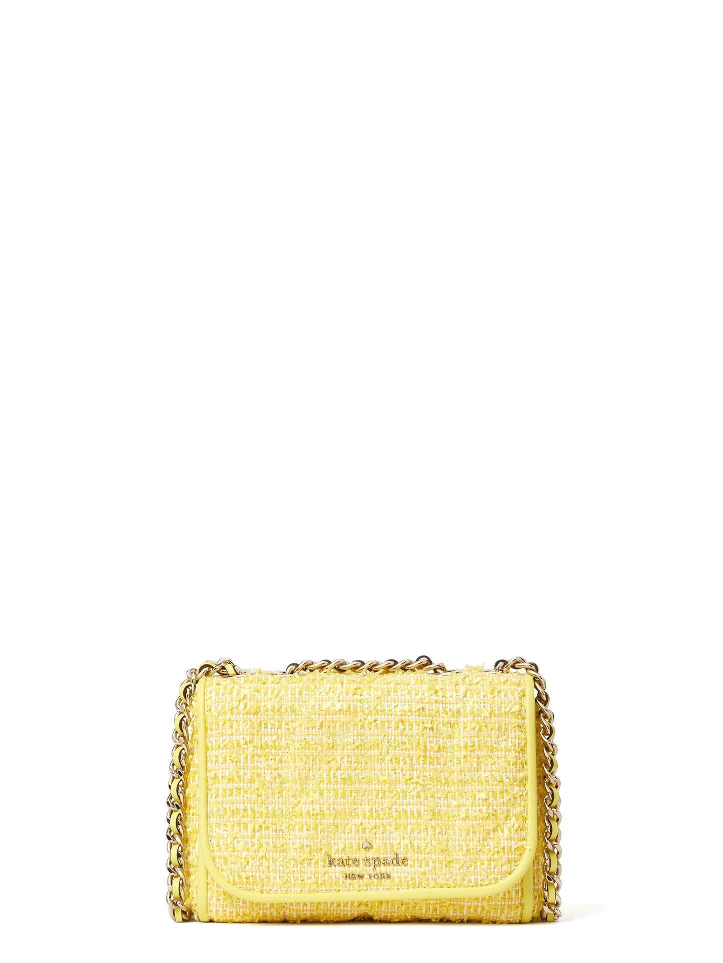 title:Kate Spade Women's Briar Lane Quilted Summer Mini Emelyn;color:Yellow Multi