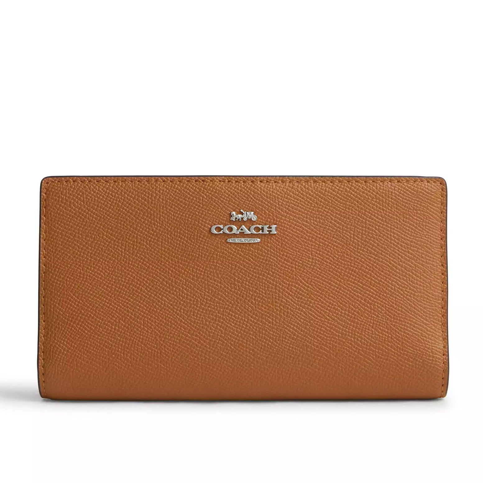 title:Coach Women's Slim Zip Wallet;color:Light Saddle