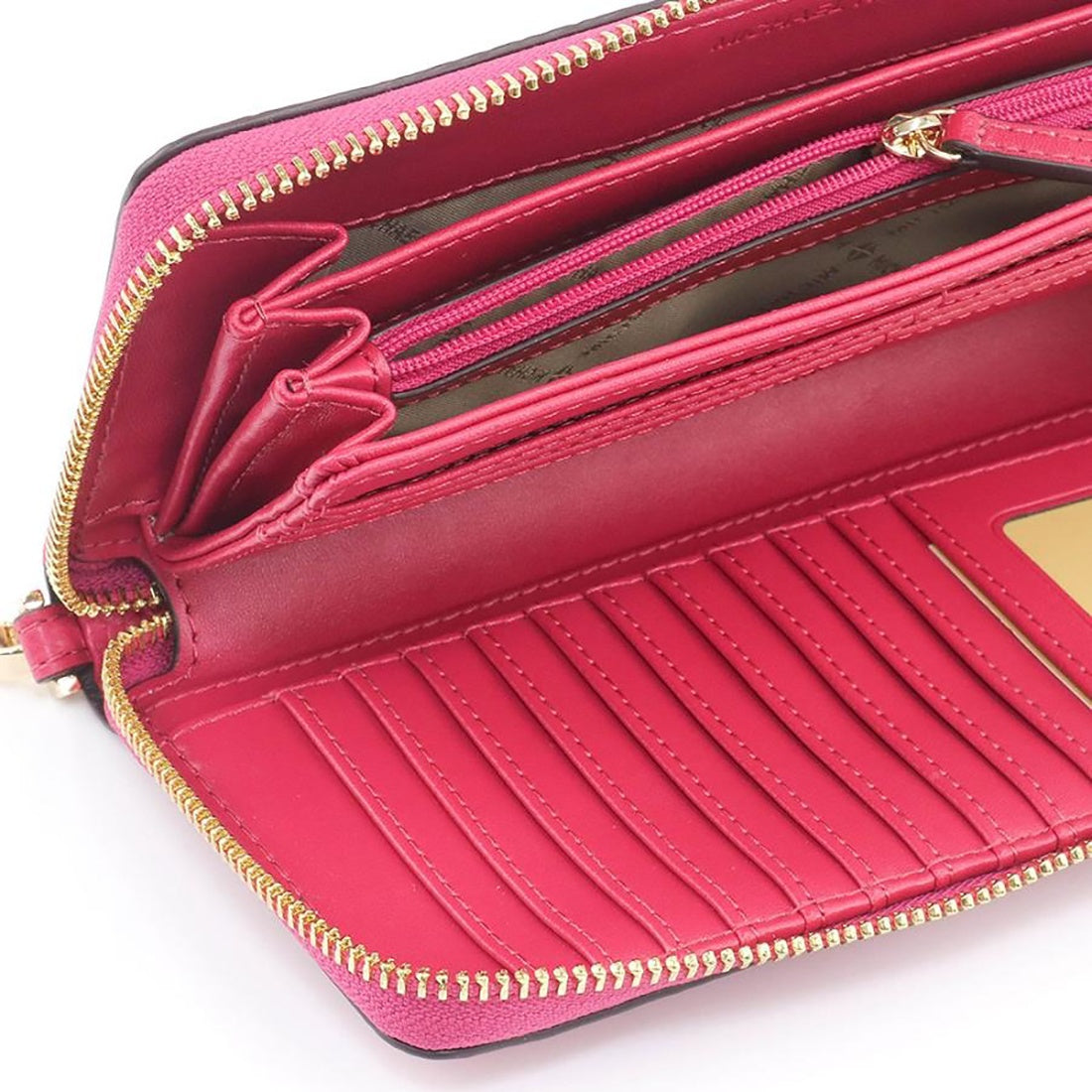 title:Michael Kors Women's Jet Set Travel Large Continental Wallet ;color:Electric Pink