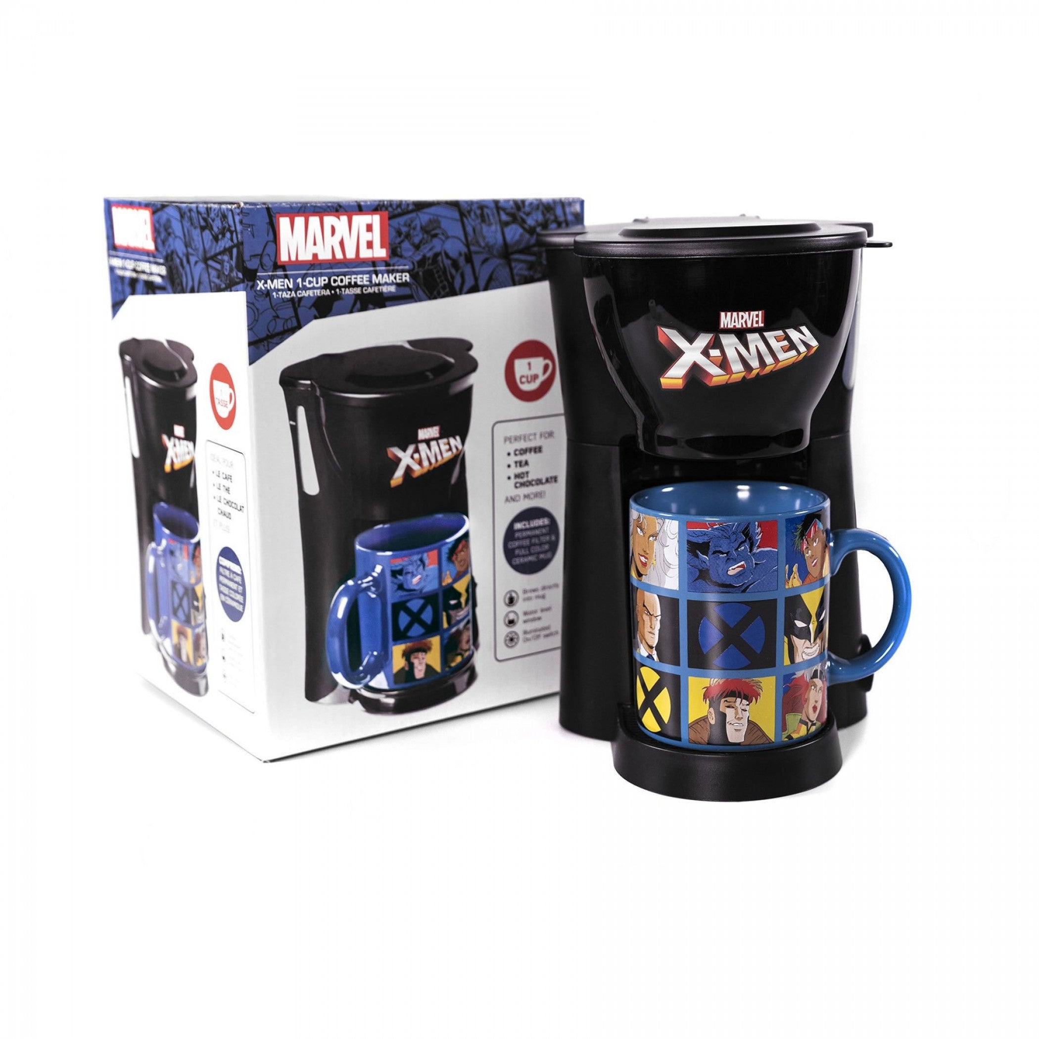 title:Marvel X-Men Single Cup Coffee Maker with Mug;color:Multi-Color