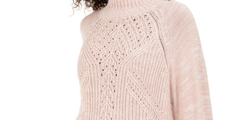 American Rag Juniors' Balloon-Sleeve Sweater Pink