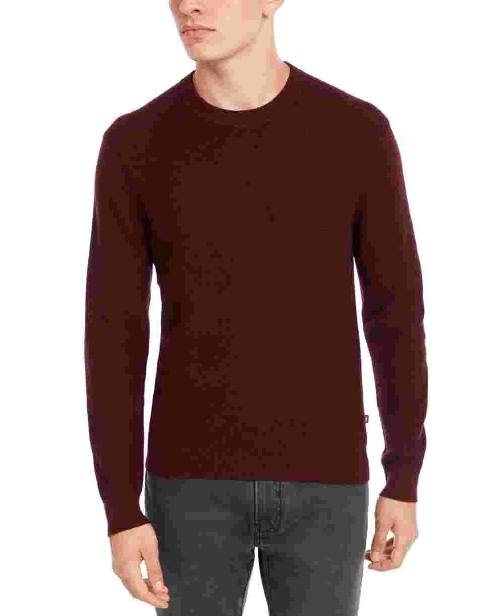 Michael Kors Men's Crewneck Sweater Red Size XX-Small