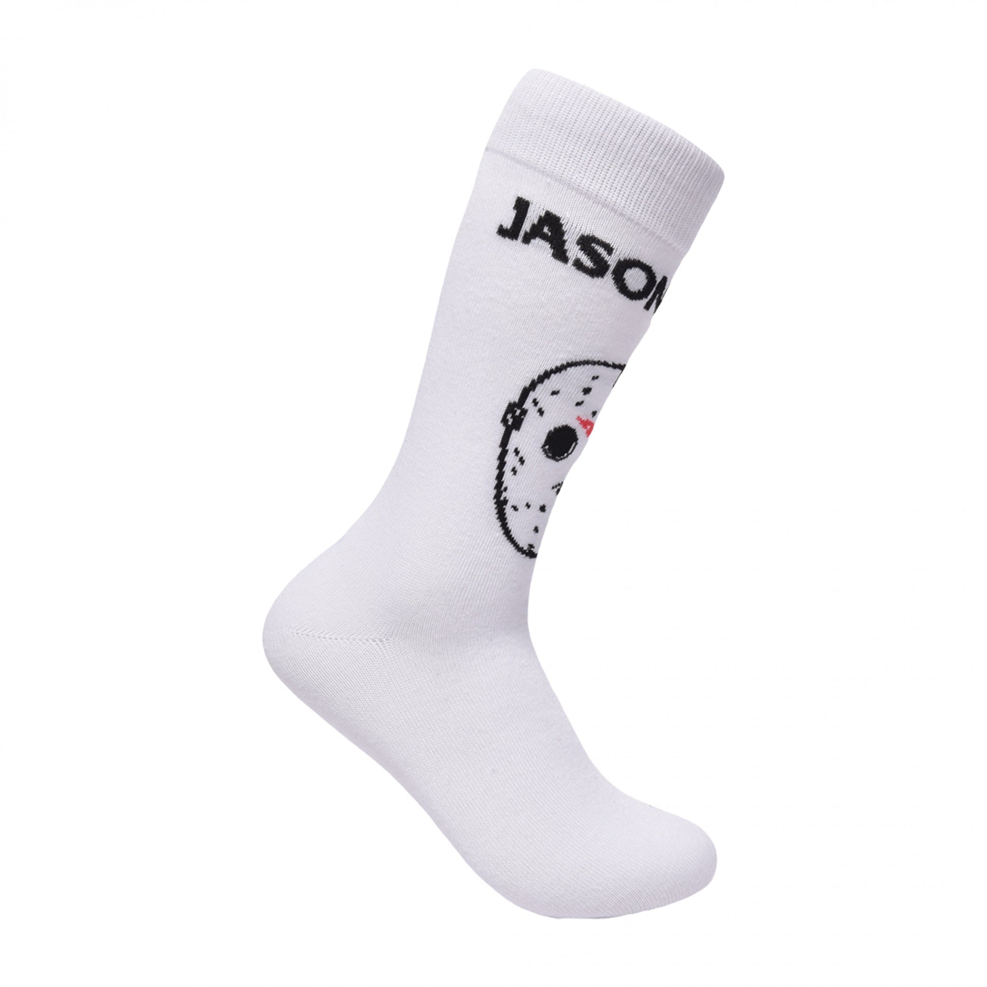 title:Friday The 13th Run and Hide 2-Pairs of Crew Socks;color:Multi-Color