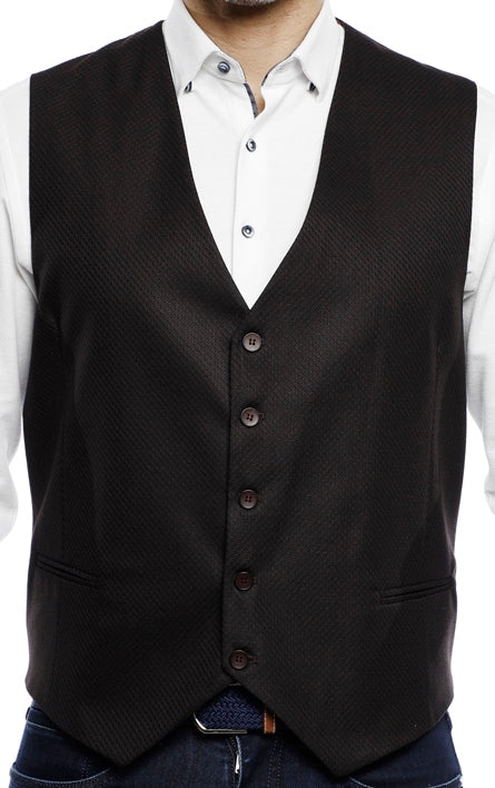 Dark Burgundy Formal Vest