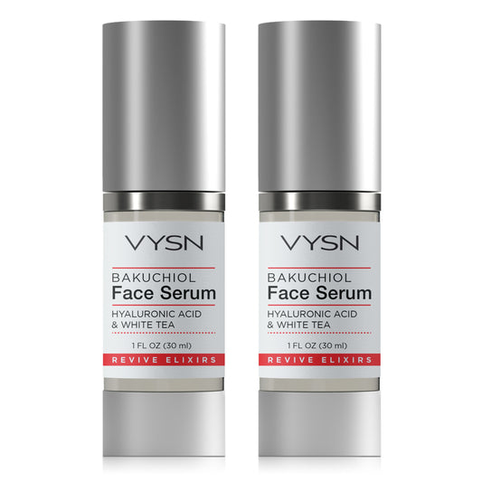 title:VYSN Bakuchiol Face Serum - Hyaluronic Acid & White Tea - 2-Pack;color:not applicable