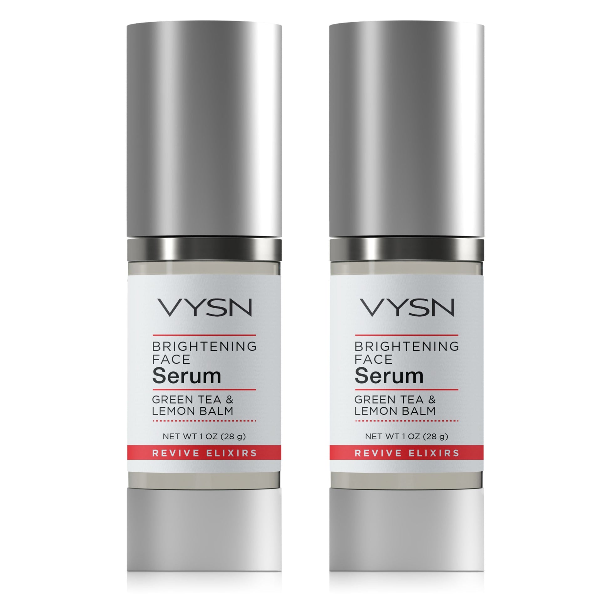 title:VYSN Brightening Face Serum - Green Tea & Lemon Balm - 2-Pack;color:not applicable