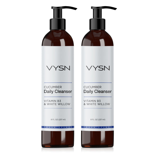 title:VYSN Cucumber Daily Cleanser - Vitamin B3 & White Willow - 2-Pack;color:not applicable