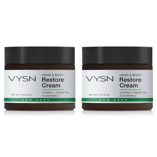 title:VYSN Hand & Body Restore Cream - Vitamin A, Green Tea & Chamomile - 2-Pack;color:not applicable