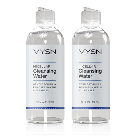 title:VYSN Micellar Cleansing Water - Gentle Formula Removes Makeup & Cleanses - 2-Pack;color:not applicable