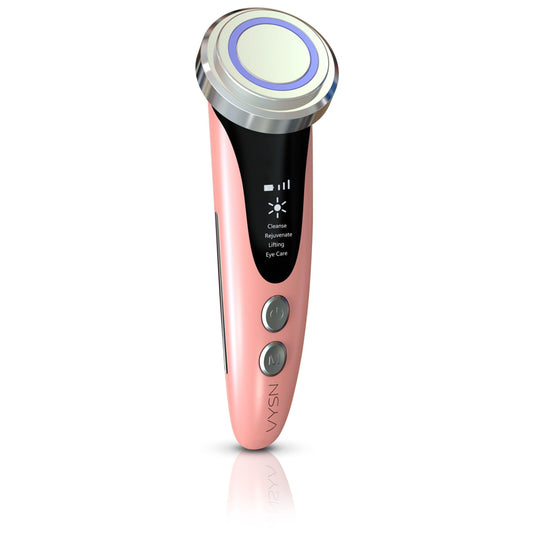 title:VYSN Photon Skin Rejuvenation Anti-Aging Facial Therapy Device;color:Pink