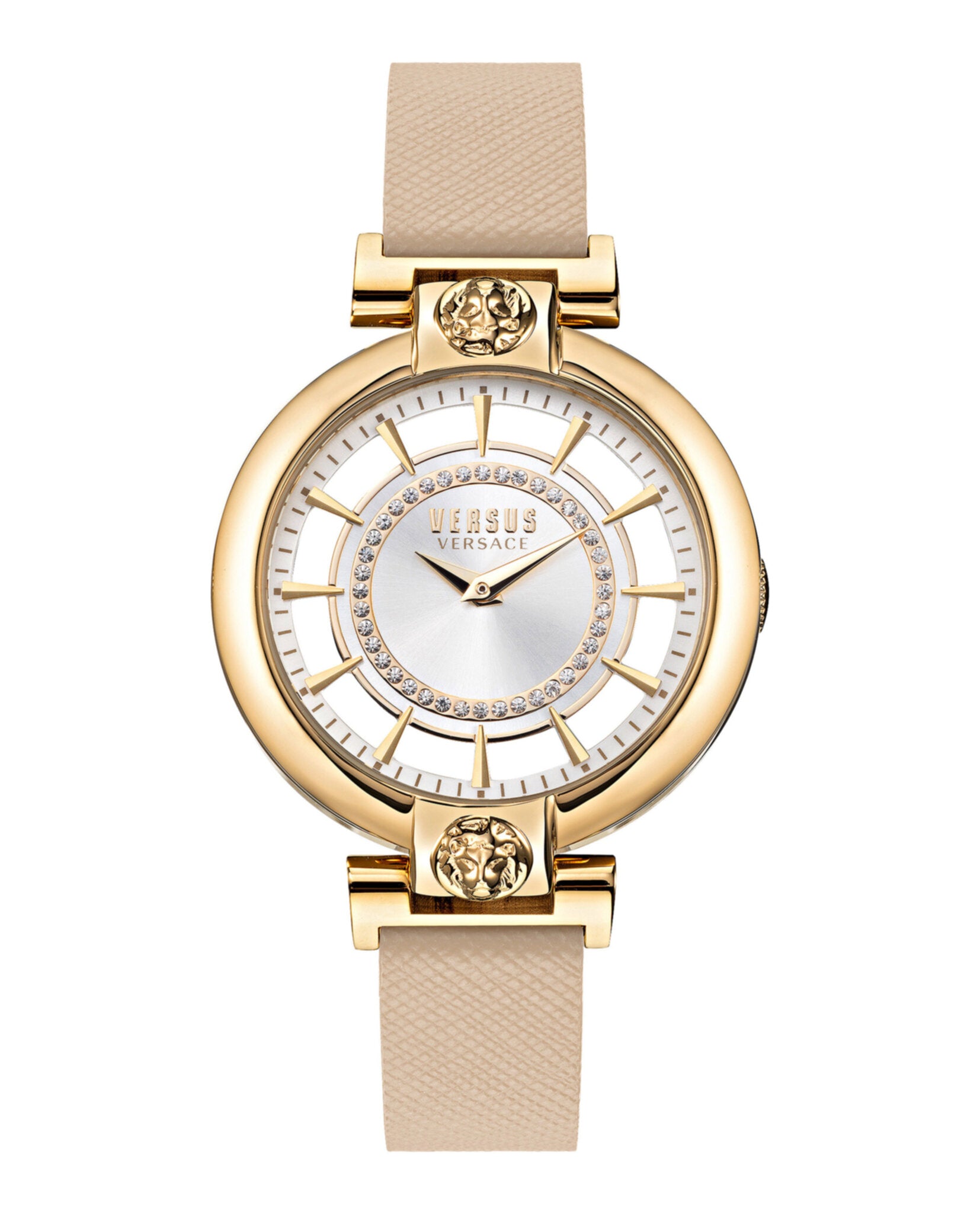 title:Silver Lake Crystal Watch;color:Gold