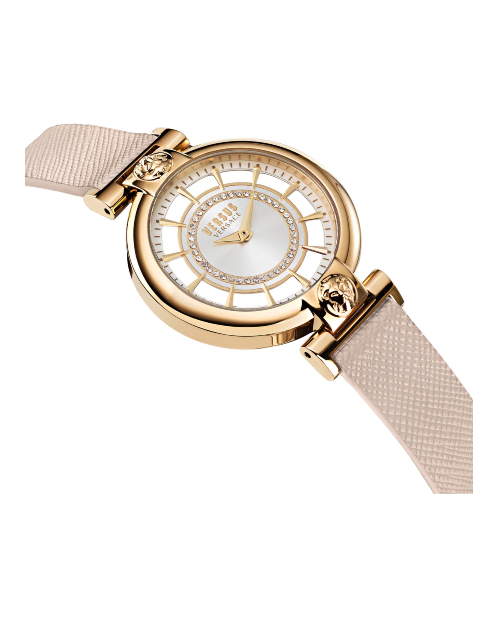 title:Silver Lake Crystal Watch;color:Gold