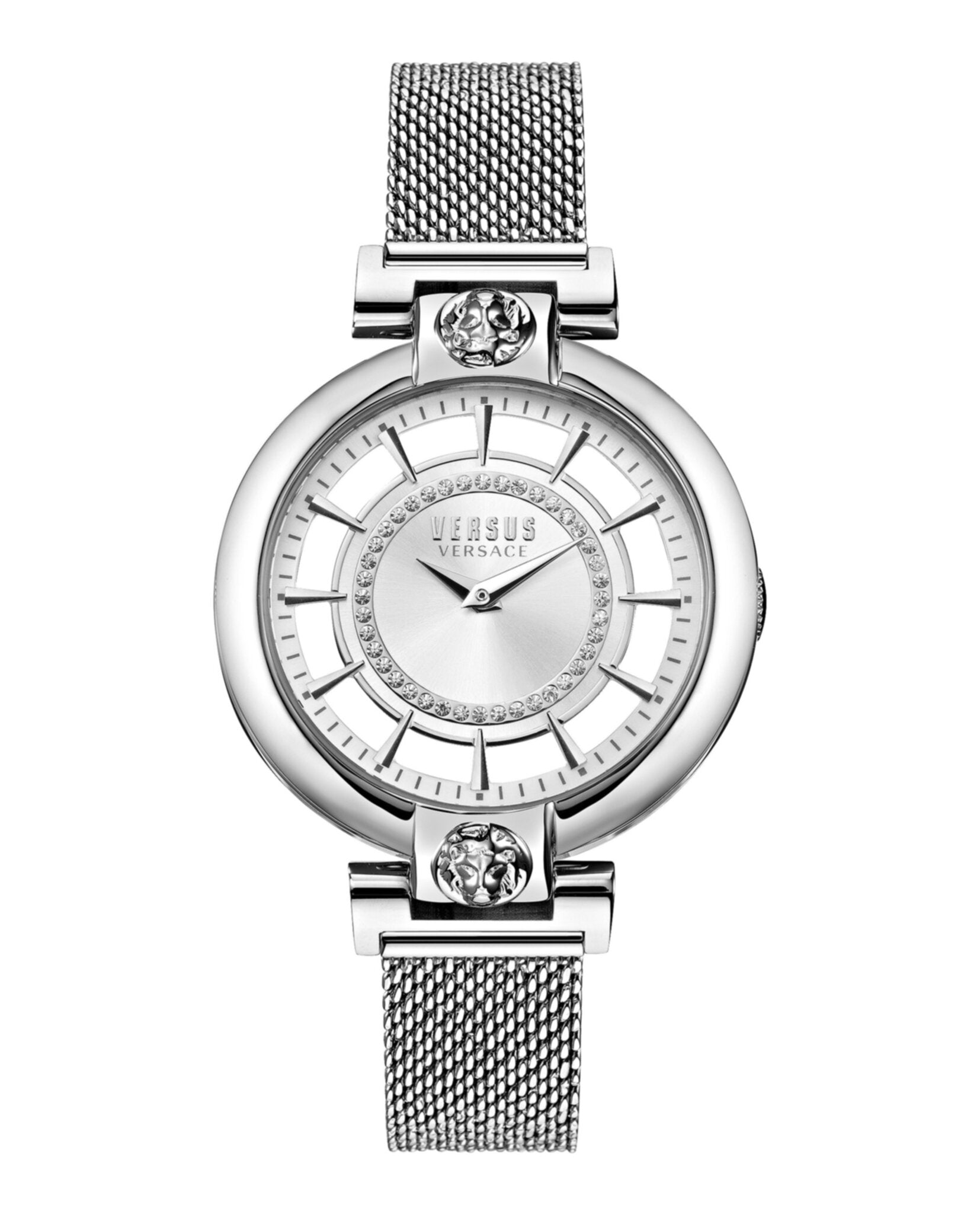 title:Silver Lake Crystal Watch;color:Stainless Steel