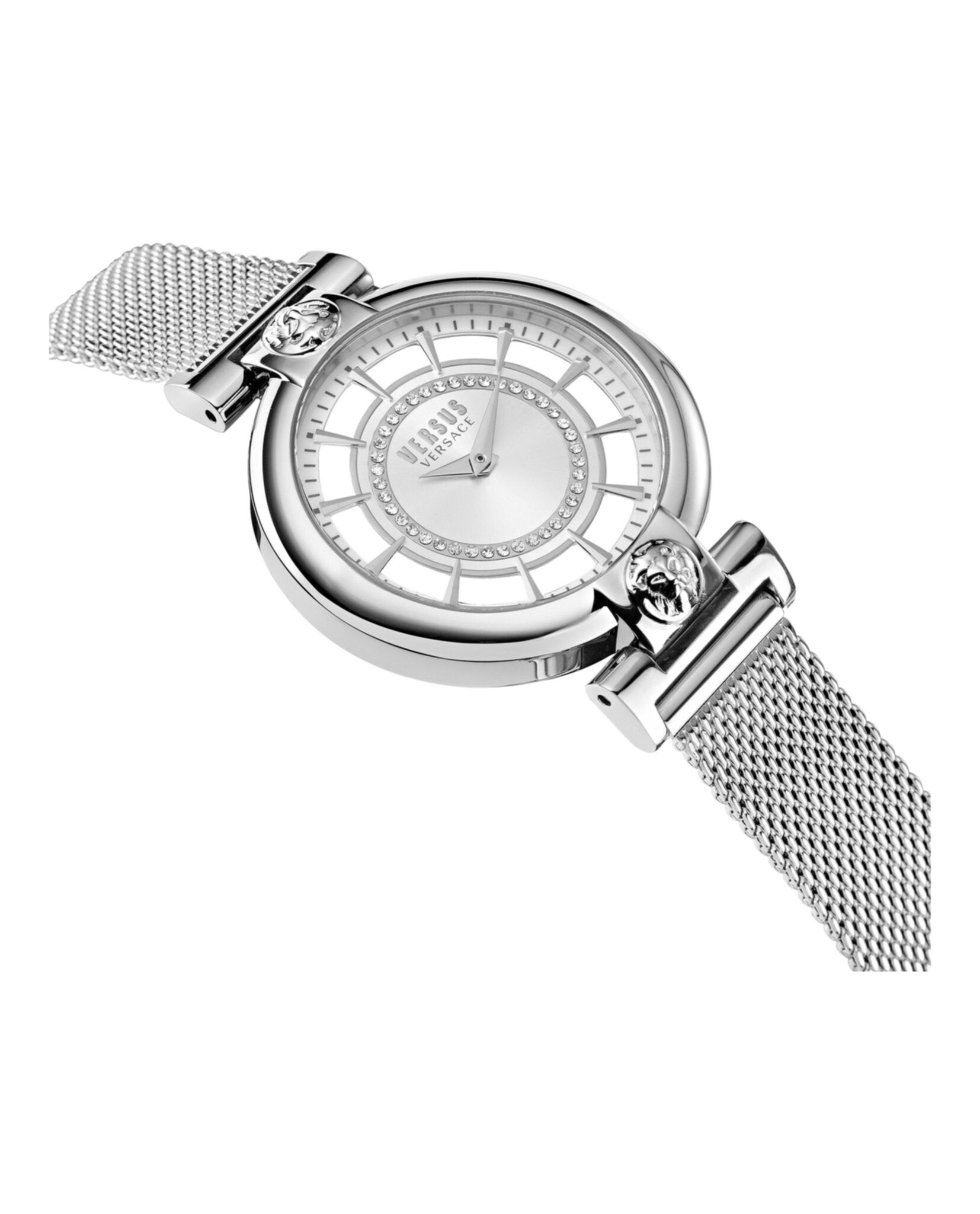 title:Silver Lake Crystal Watch;color:Stainless Steel