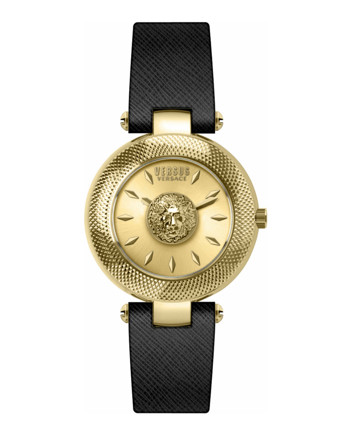 title:Brick Lane Leather Watch;color:Gold