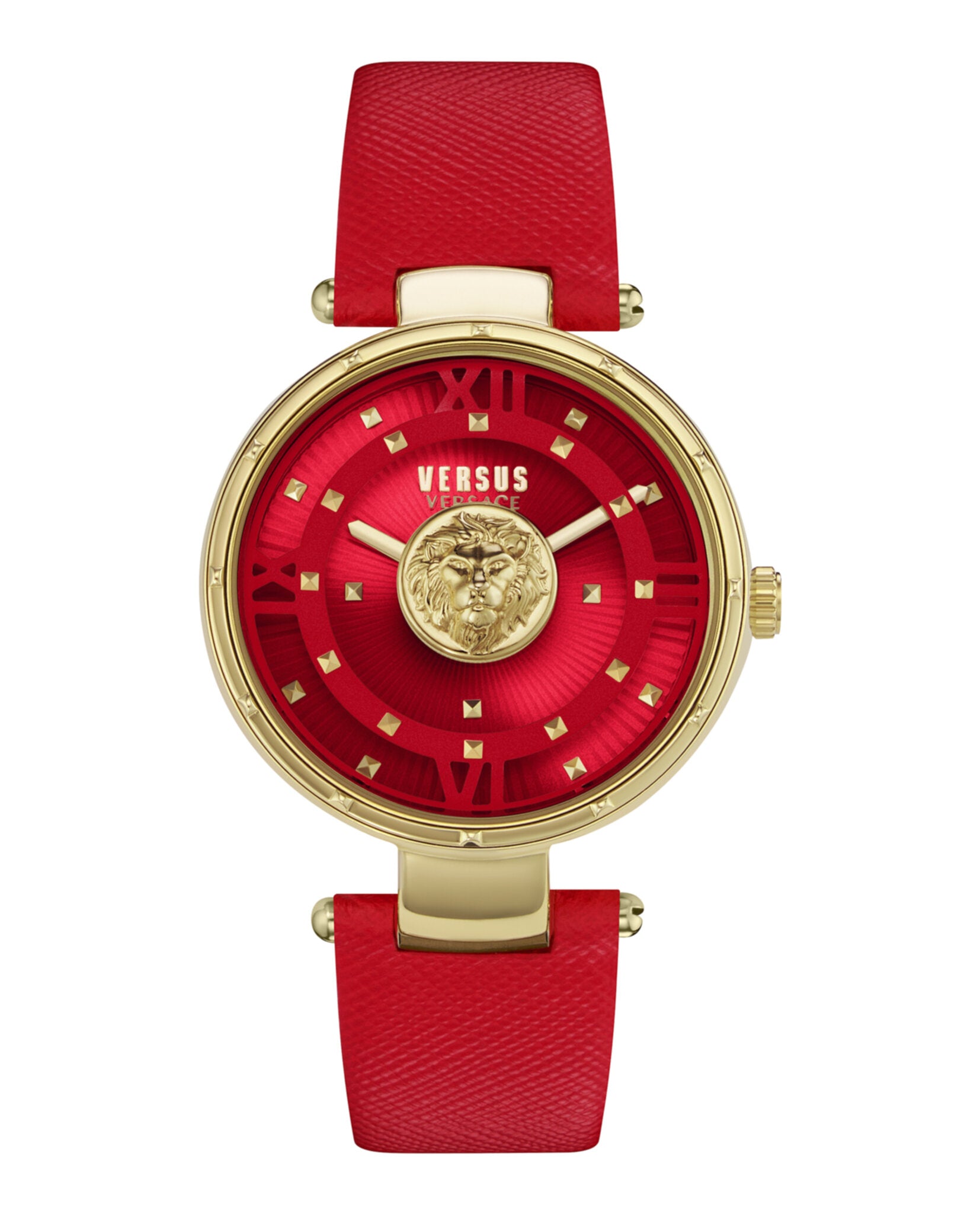 title:Moscova Leather Watch;color:Gold