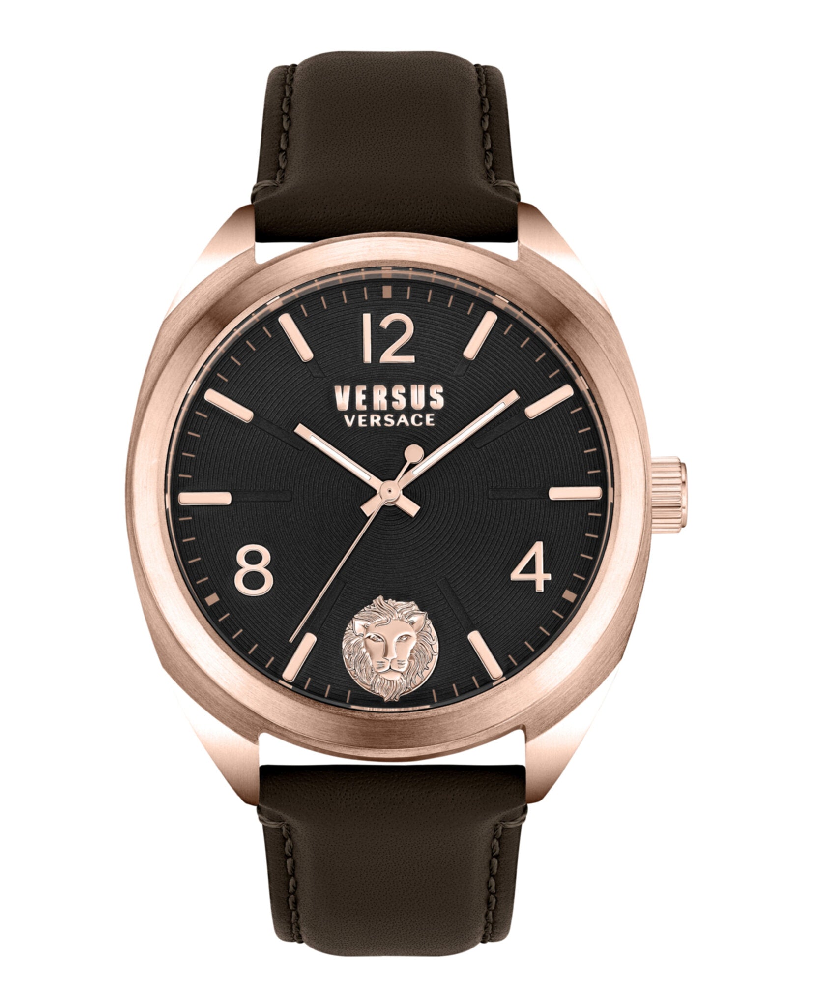 title:Lexington Leather Watch;color:Rosegold & black