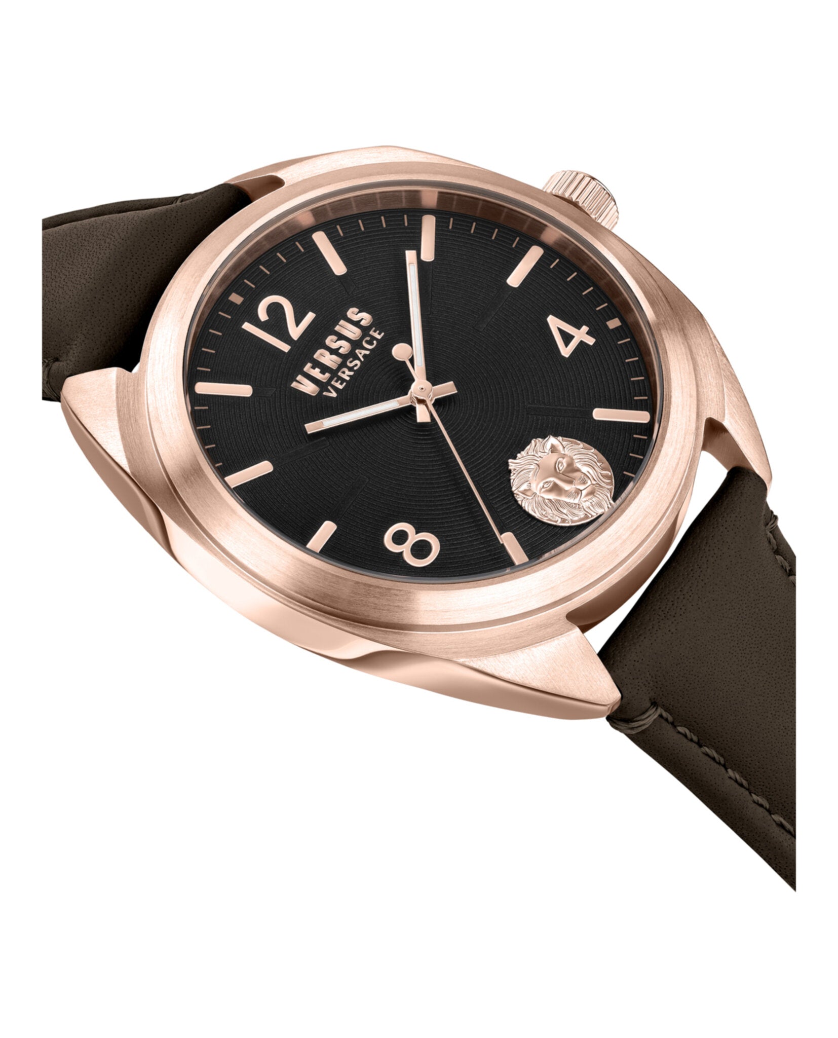 title:Lexington Leather Watch;color:Rosegold & black