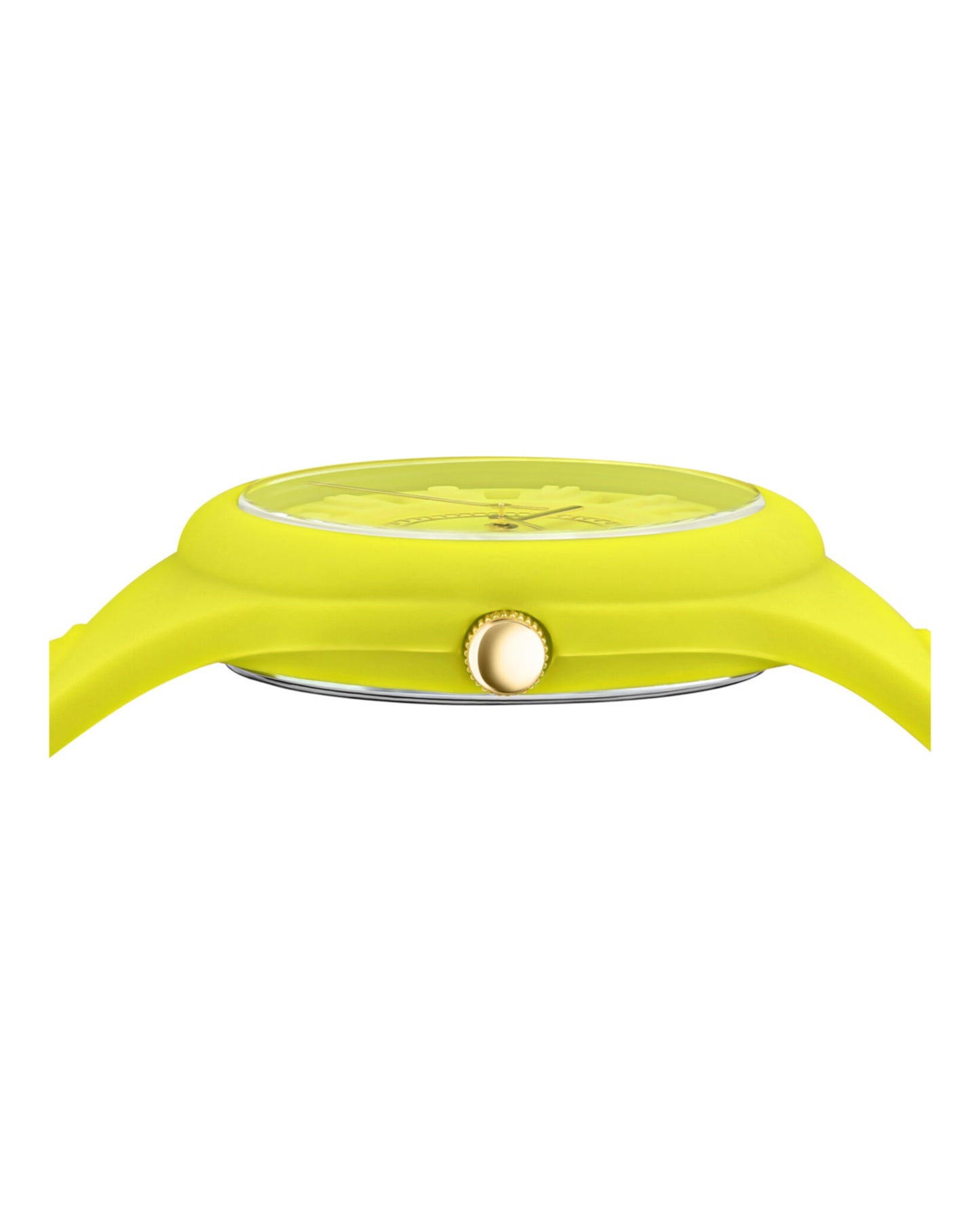 title:Fire Island Silicone Watch;color:Yellow