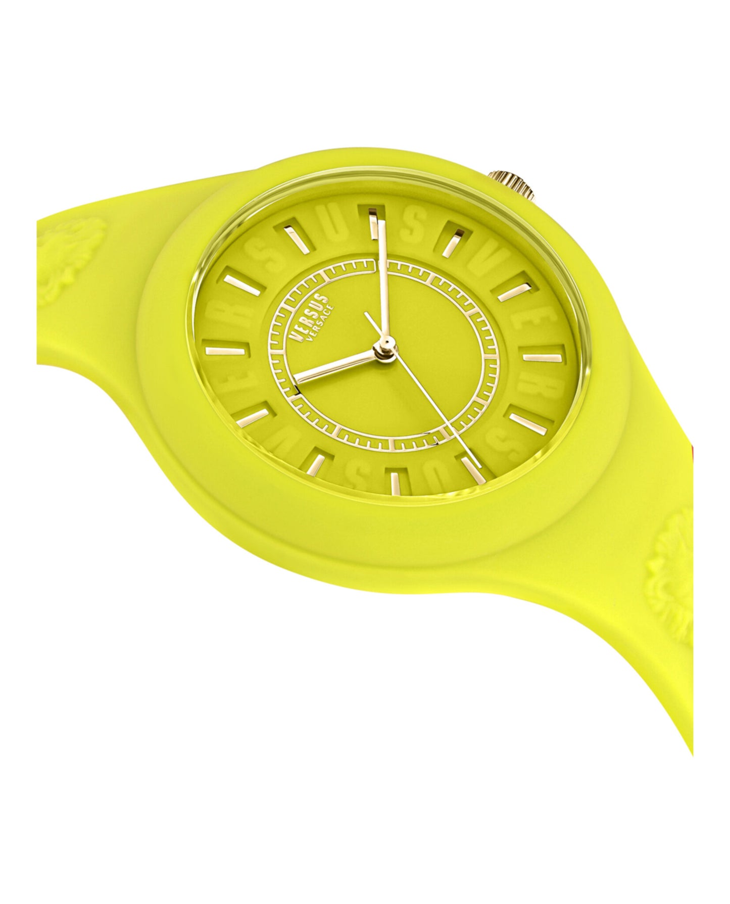 title:Fire Island Silicone Watch;color:Yellow