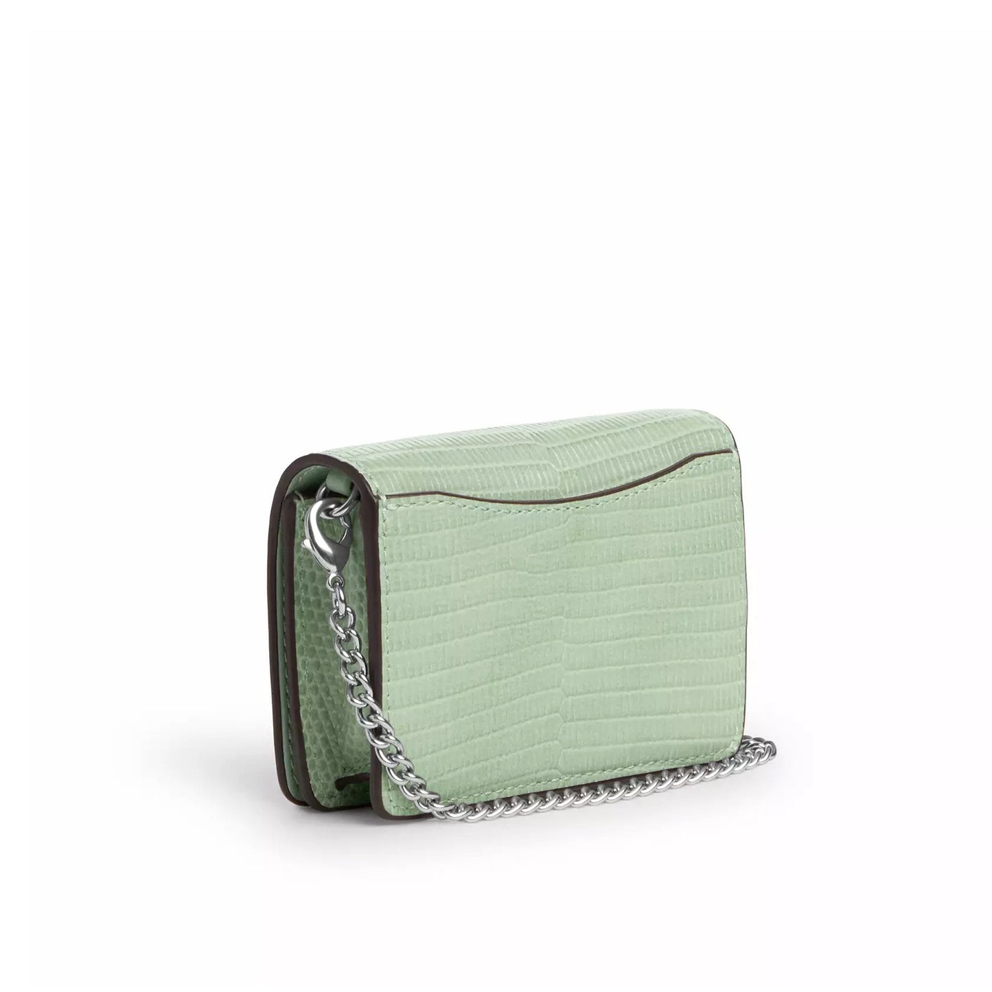 title:Coach Women's Mini Wallet On A Chain;color:Pale Green