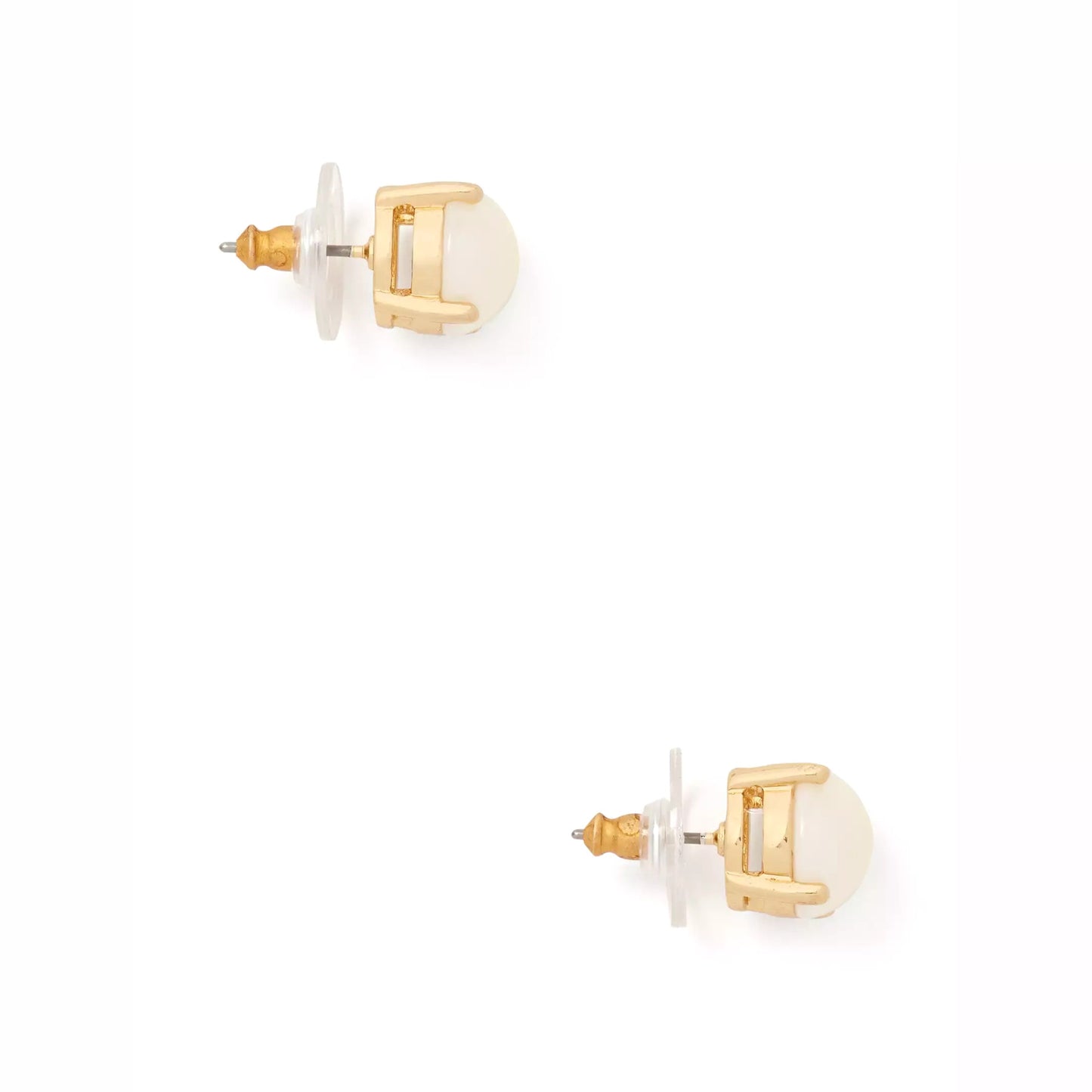 title:Kate Spade Women's Pearl Gumdrop Studs;color:Cream