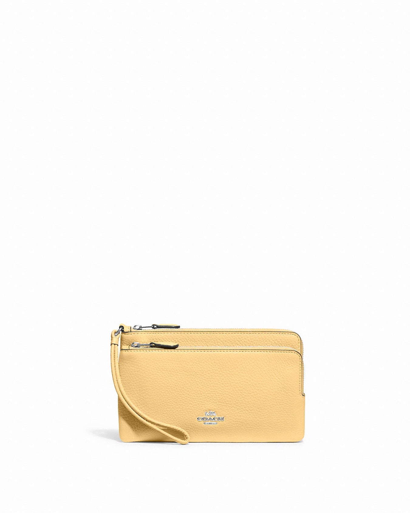 title:Coach Women's Double Zip Wallet;color:Vanilla