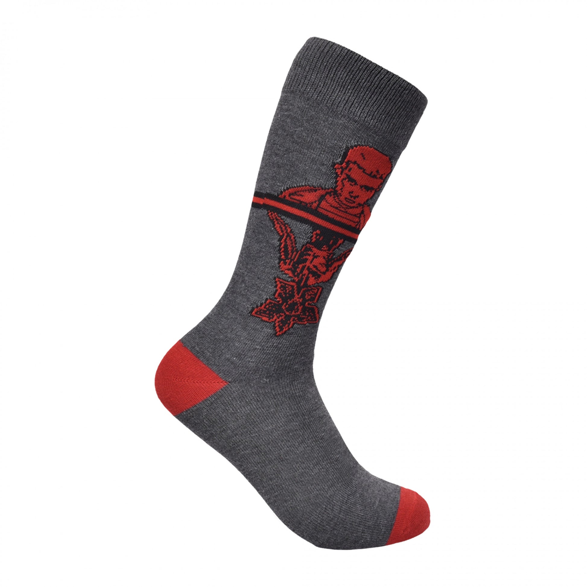 title:Stranger Things The Upside Down 2-Pairs of Crew Socks;color:Multi-Color