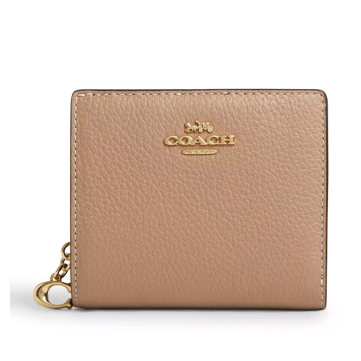 title:Coach Women's Snap Wallet;color:Taupe