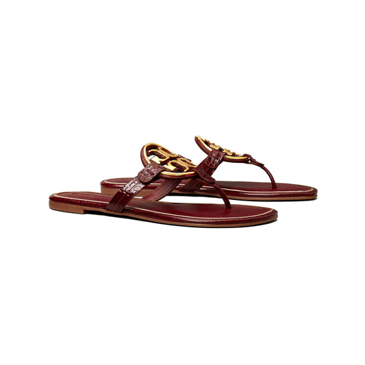 Tory Burch Miller Metal Logo Sandal