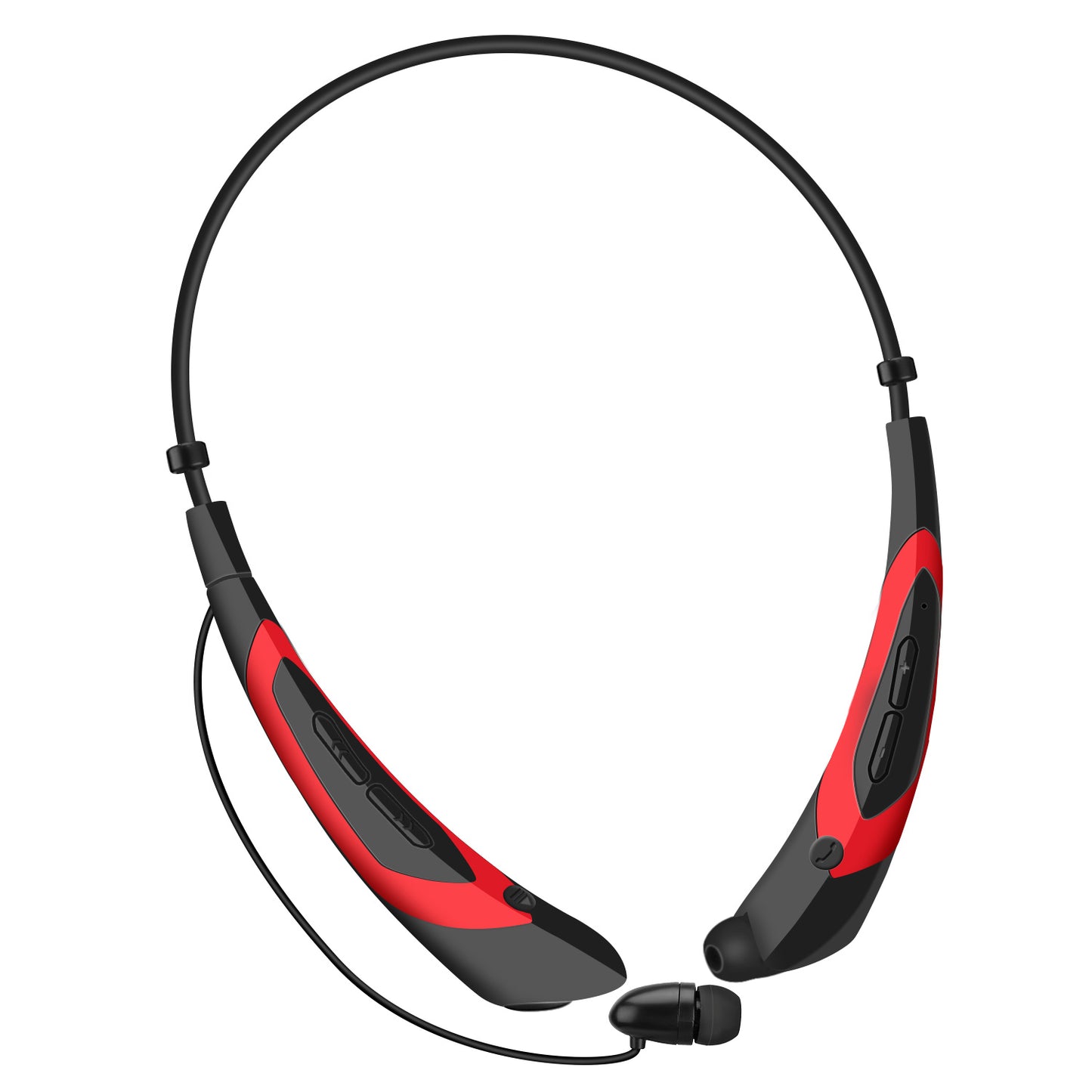 title:Fresh Fab Finds Wireless Neckband Headphones V5.0 Sweat-proof Sport Headsets Earbuds In-Ear Magnetic Neckbands Stereo Earphone Deep Bass Earphone w/Mic;color:Red