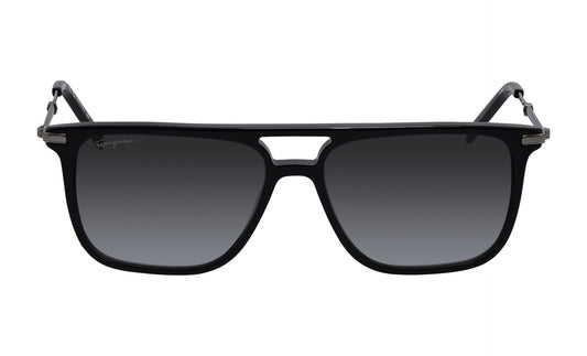 Salvatore Ferragamo Unisex Black Sunglasses SF_966S_001