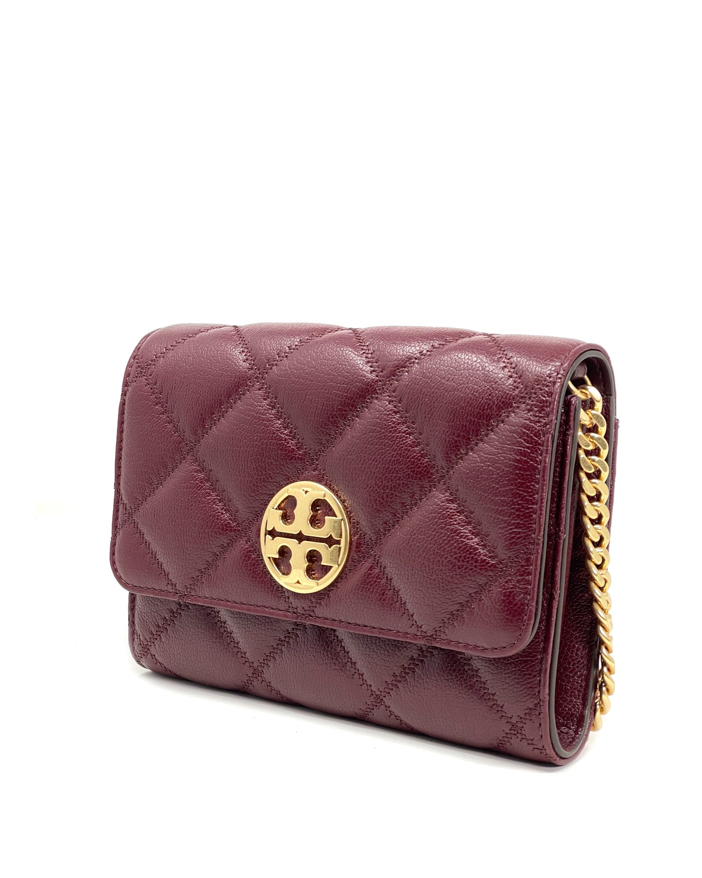 Tory Burch Claret Willa Chain Wallet