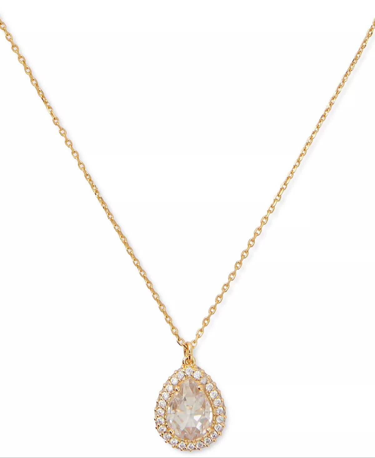 Kate Spade Pavé Halo Mini Pendant Necklace