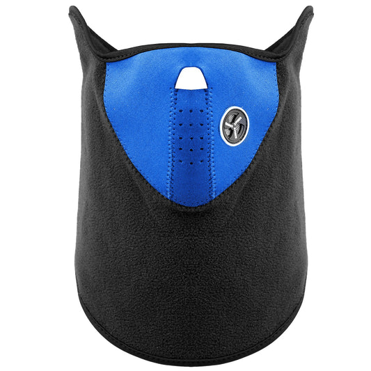 title:Half Face Mask Breathable Windproof Dustproof Neck Warmer for Bike Motorcycle Racing;color:Blue