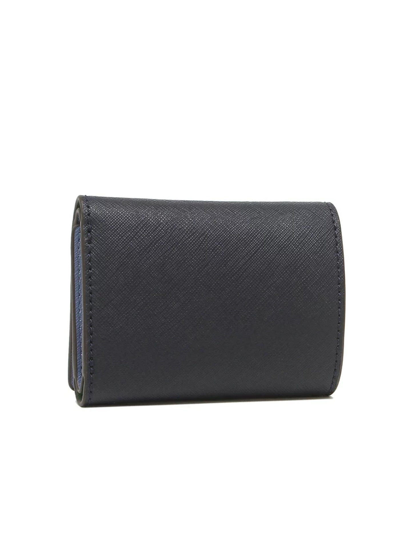 Tory Burch Bluewood / Tory Navy / Arugula Emerson Colorblock Micro Wallet