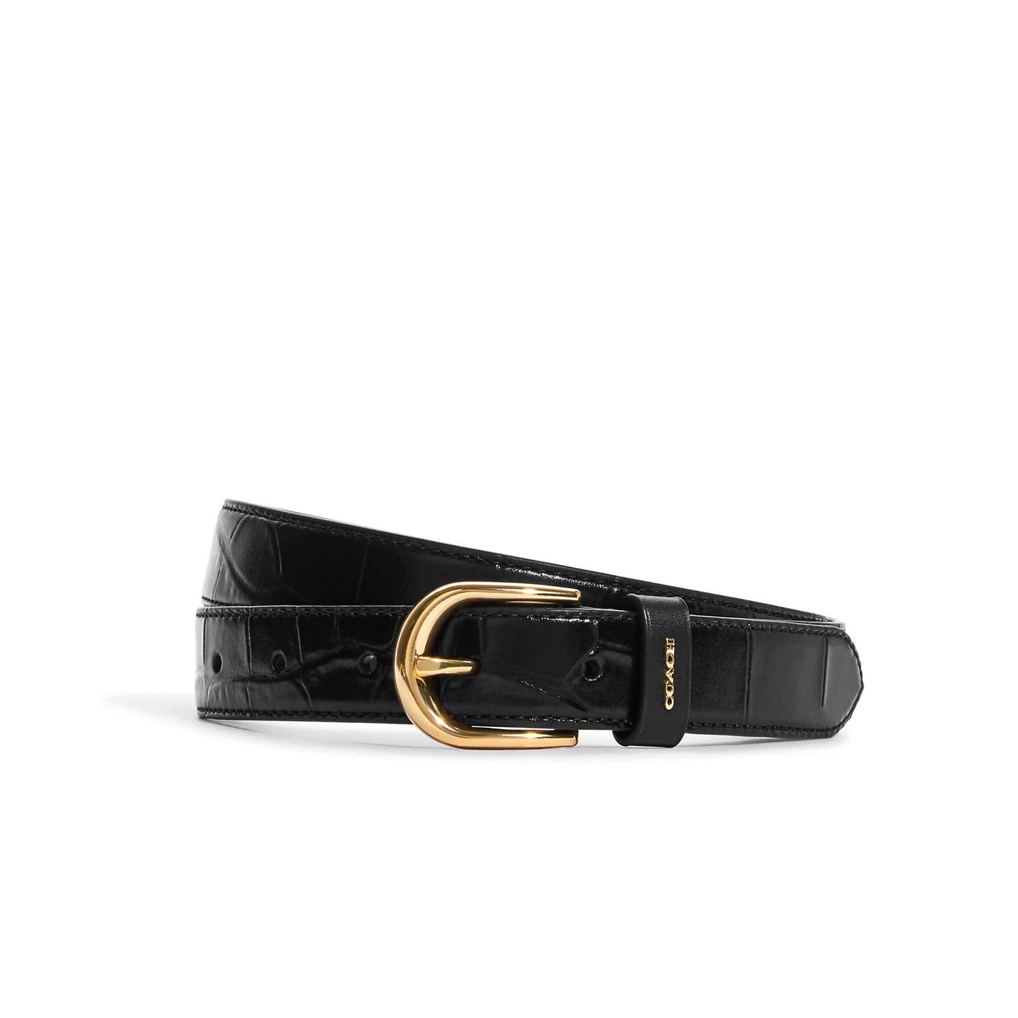 Coach Harness Buckle Belt, 25 Mm