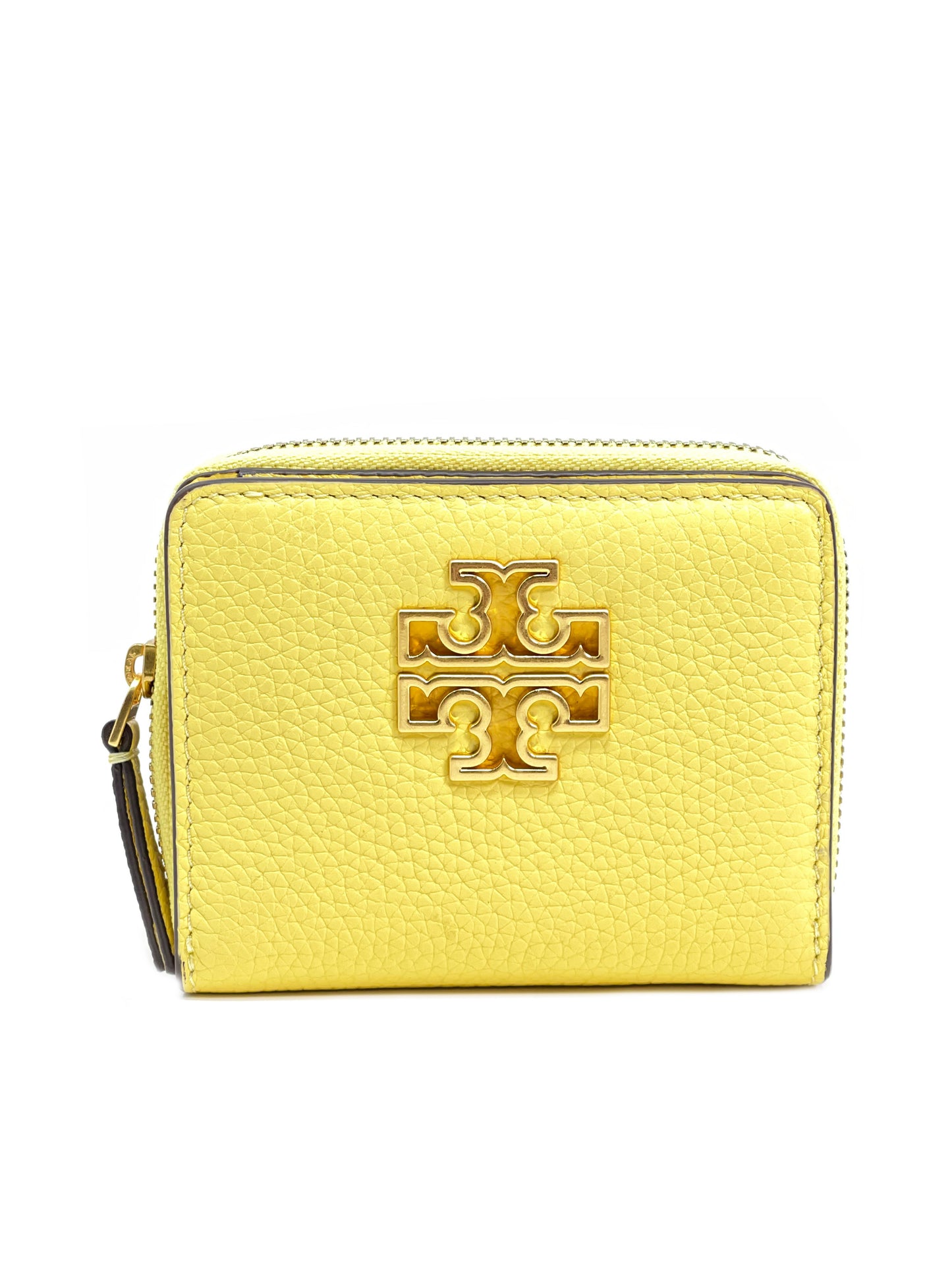 title:Tory Burch Chardonnay Britten Mini Wallet;color:Chardonnay