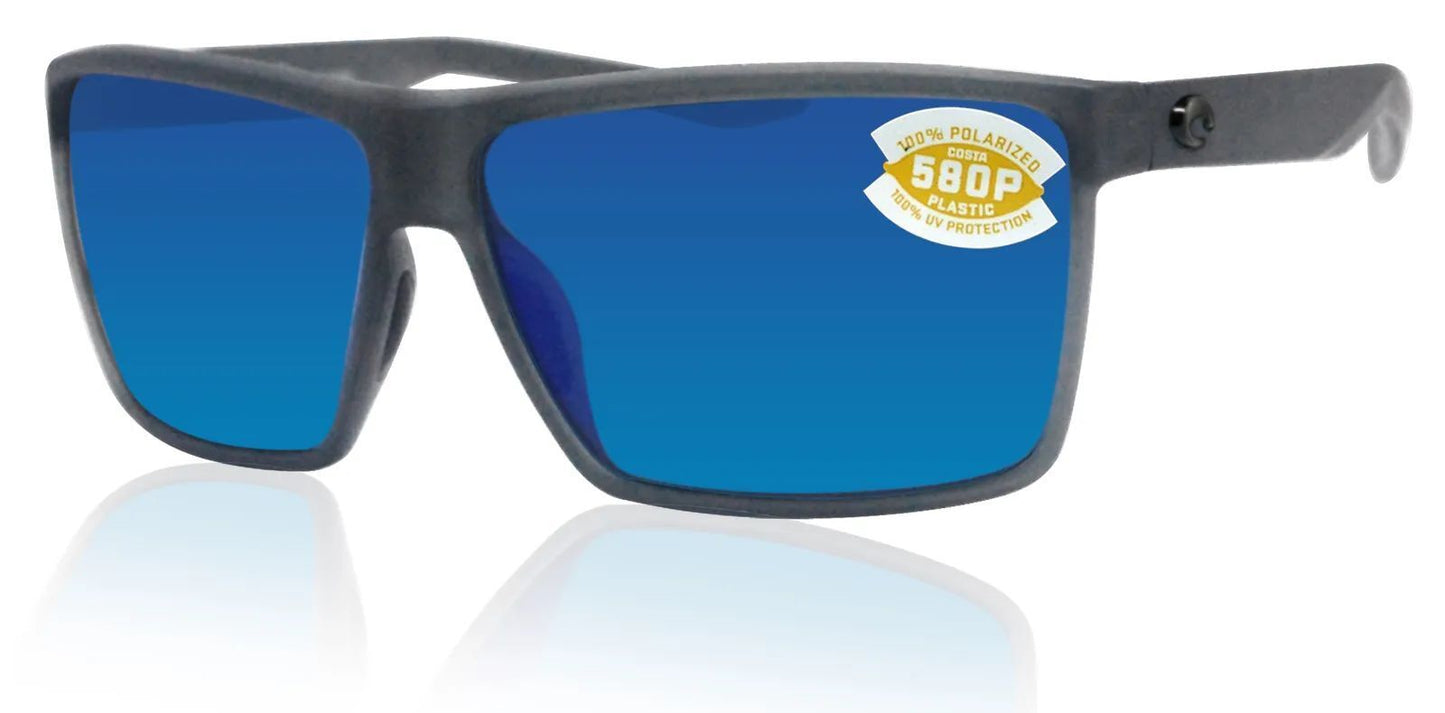 Costa Del Mar Rincon Matte Smoke Blue Mirror 580P Polarized 63mm Sunglasses