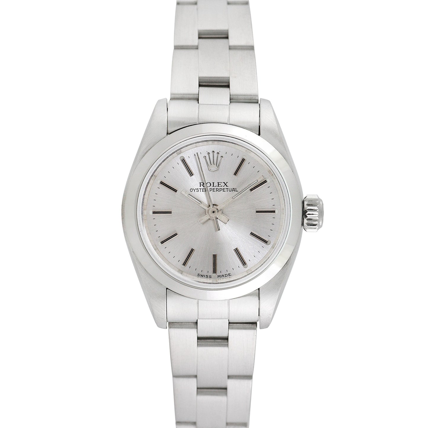 Pre-owned Rolex Ladies Stainless Steel Oyster Perpetual, item #9