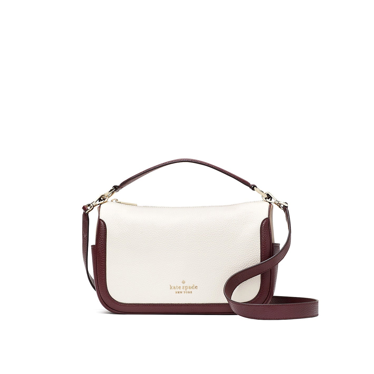 title:Kate Spade Women's Pebbled Leather Colorblock Crossbody;color:Multi